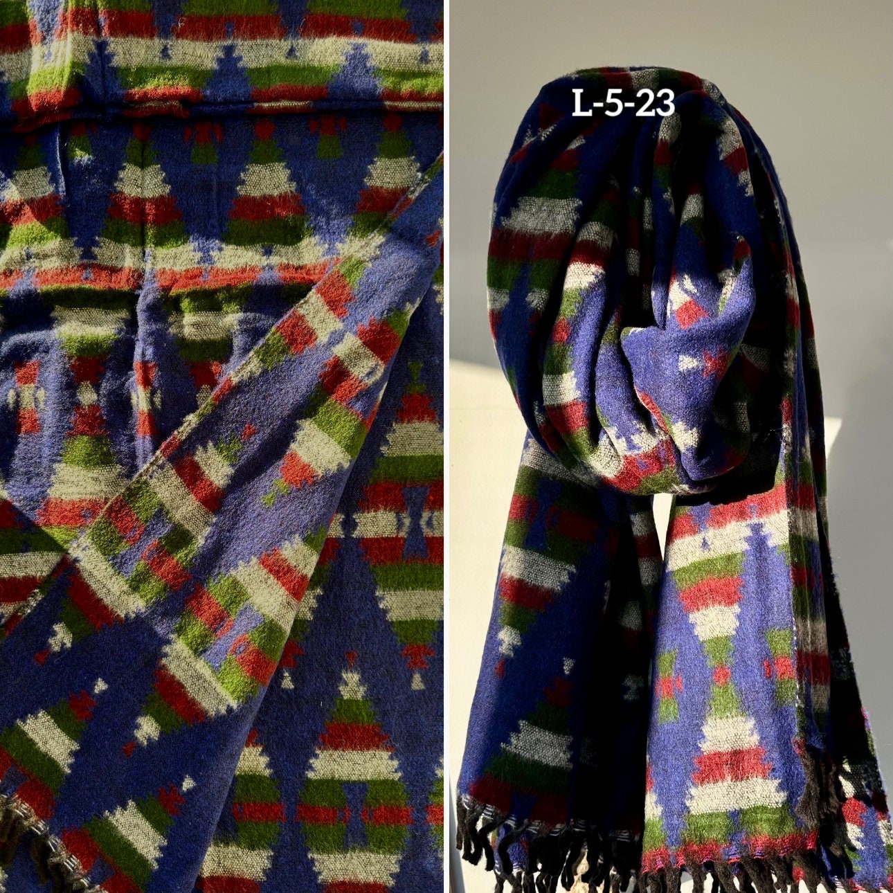 Tibetan yak wool Shawl/ Scarf/ Blanket, Meditation Shawl, loose weaved for super soft and warm, Best Gift for the winter.Wool Shawl/Scarf