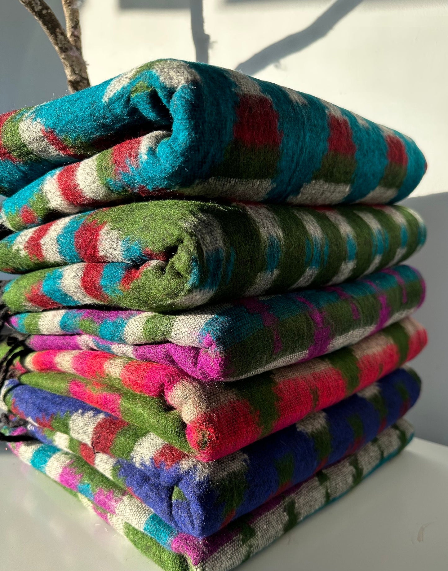 Tibetan yak wool Shawl/ Scarf/ Blanket, Meditation Shawl, loose weaved for super soft and warm, Best Gift for the winter.Wool Shawl/Scarf