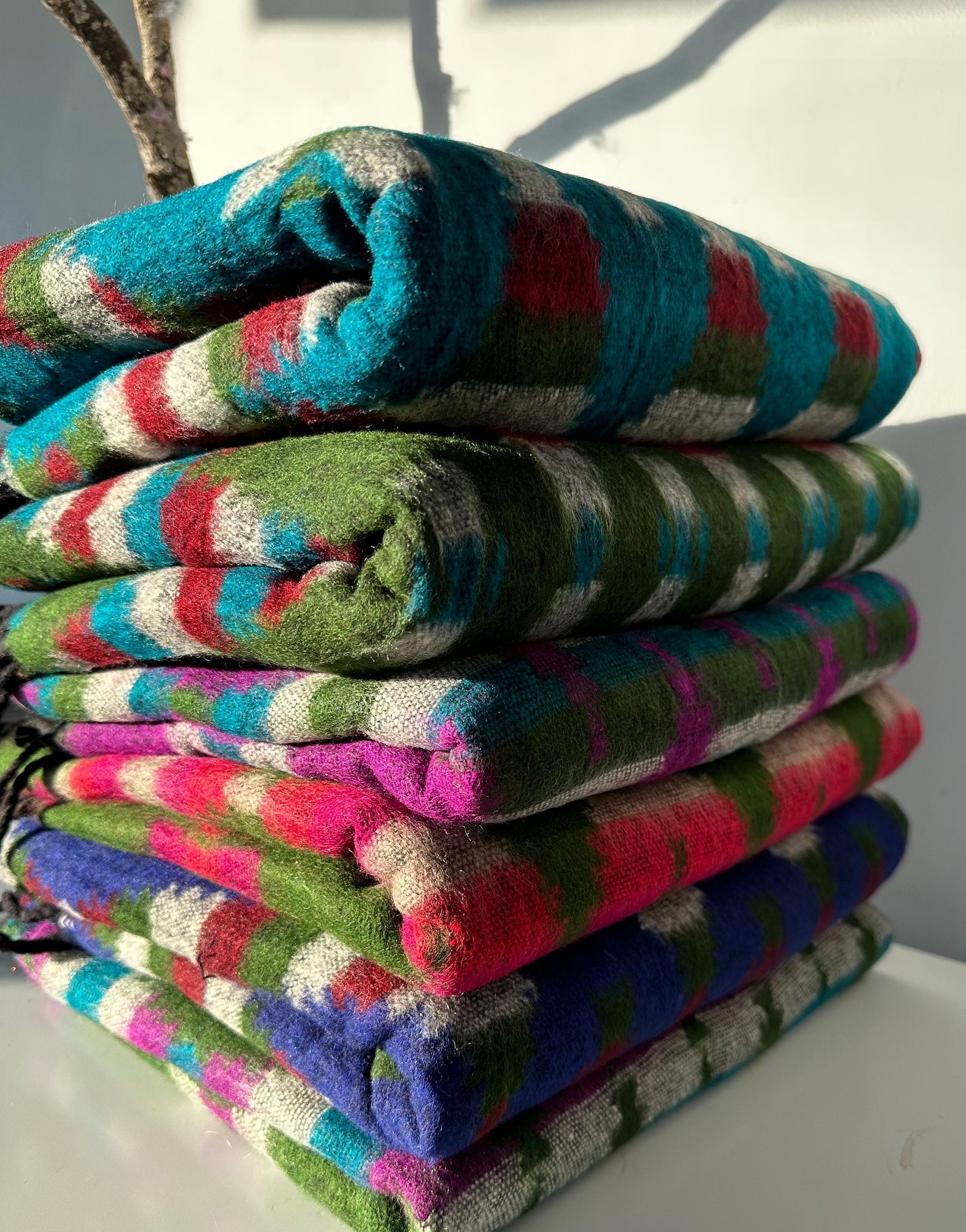 Tibetan yak wool Shawl/ Scarf/ Blanket, Meditation Shawl, loose weaved for super soft and warm, Best Gift for the winter.Wool Shawl/Scarf