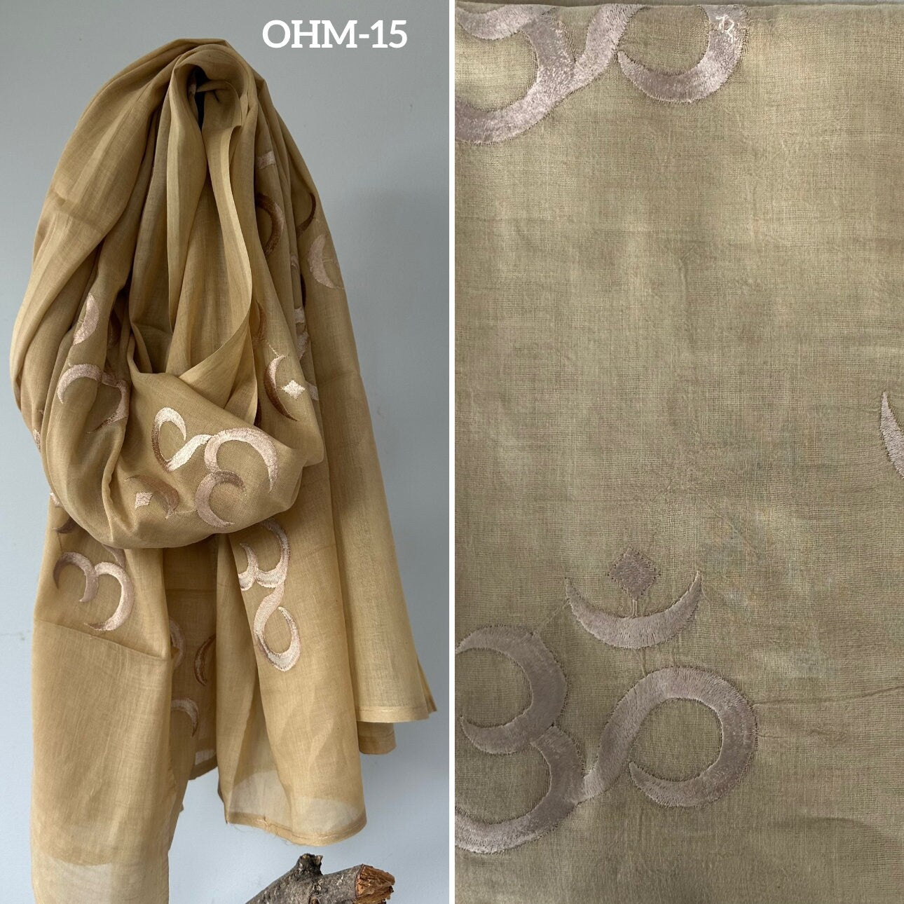 100% cotton Meditation scarfs/prayer scarf/ 54 embroidered Om Scarfs/mantra Scarf/ Yoga Scarf/ Shiva/shakti scarfs,plan colors Om scarfs.