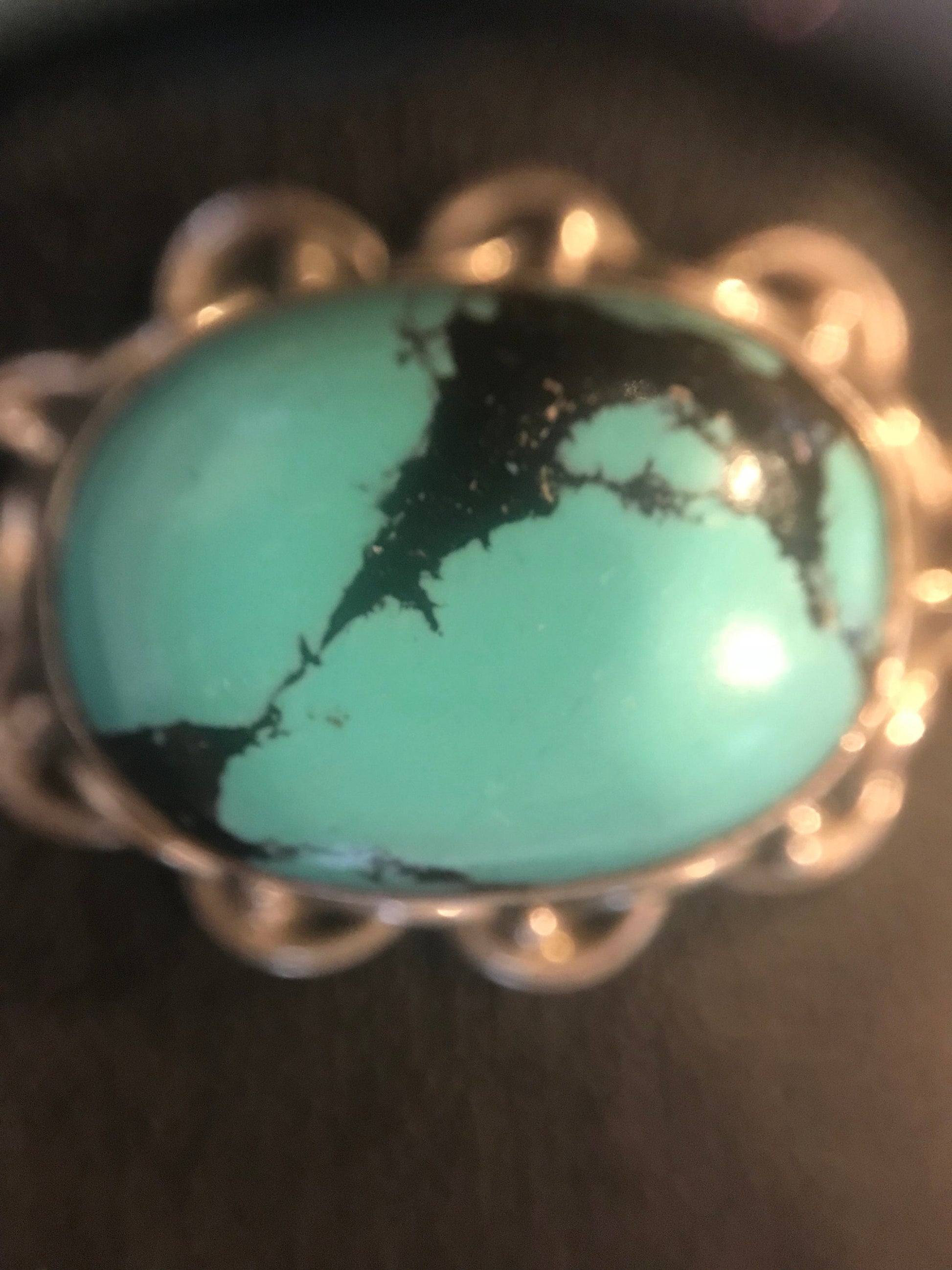 Turquoise pendent, silver pendent with Tibetan turquoise, hand made, sterling silver pendent, made in Nepal, healing, protection, Luck