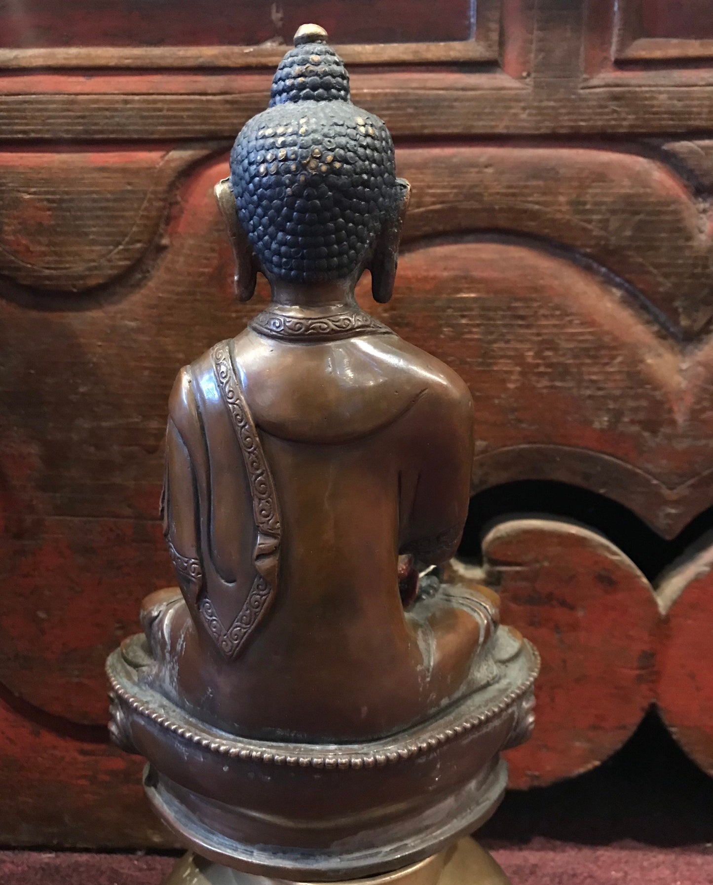 Gotham Buddha statue, copper Buddha statue, Siddhartha Buddha statue, Hand crafted in Nepal, peace and Compassion, meditation