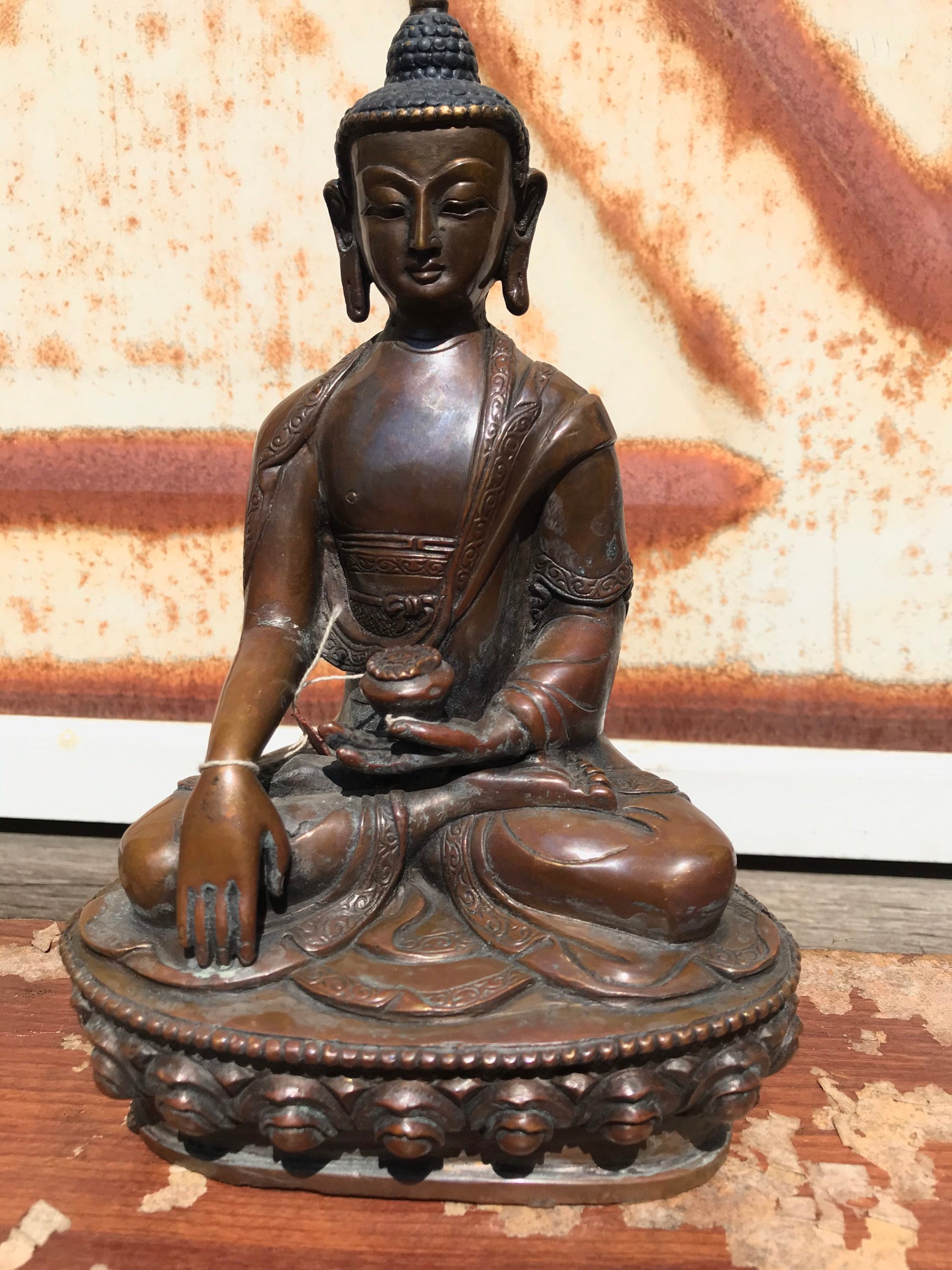 Gotham Buddha statue, copper Buddha statue, Siddhartha Buddha statue, Hand crafted in Nepal, peace and Compassion, meditation