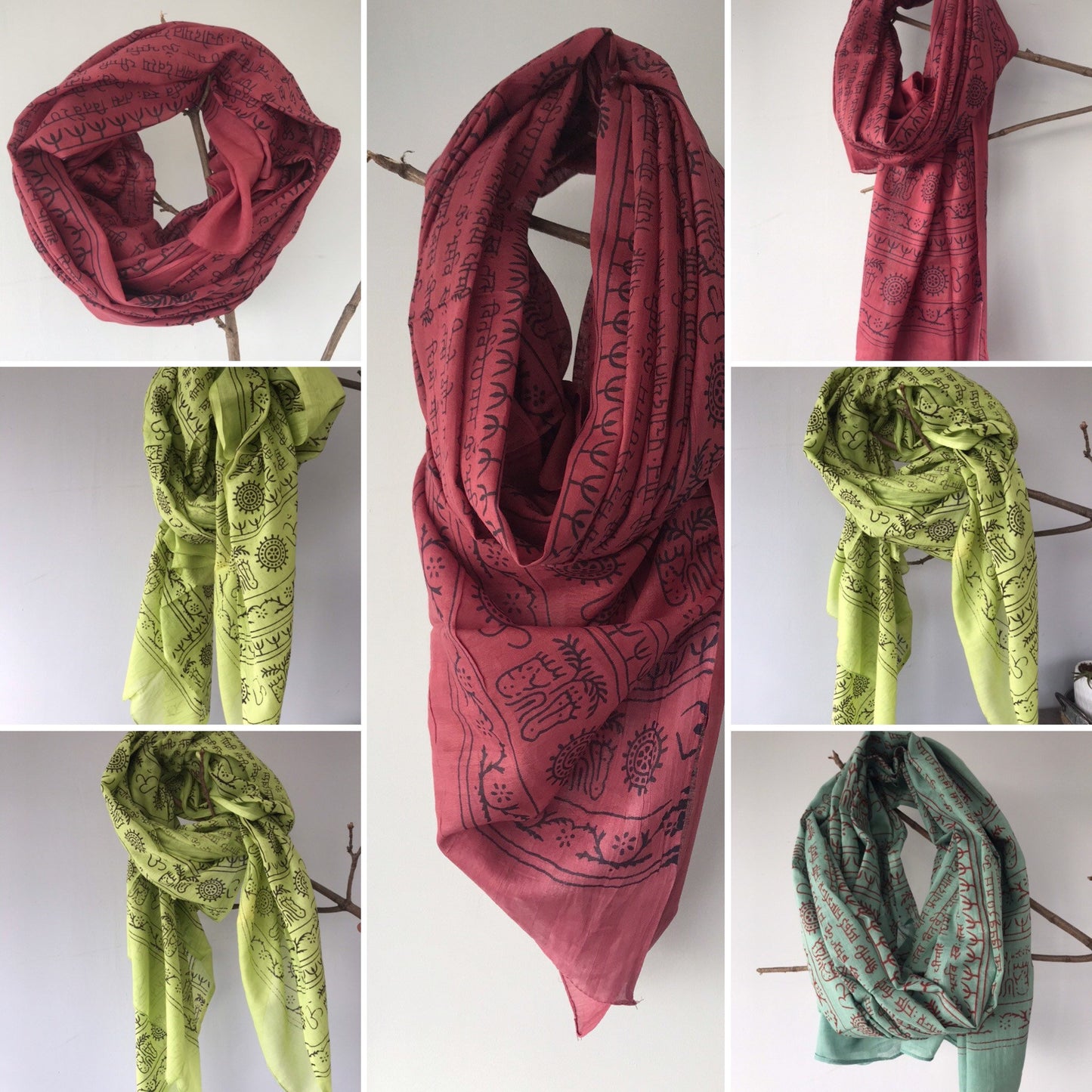 100% cotton Meditation scarfs/prayer scarf/ Om Scarfs/mantra Scarf/ Yoga Scarf/ Shiva/shakti scarfs