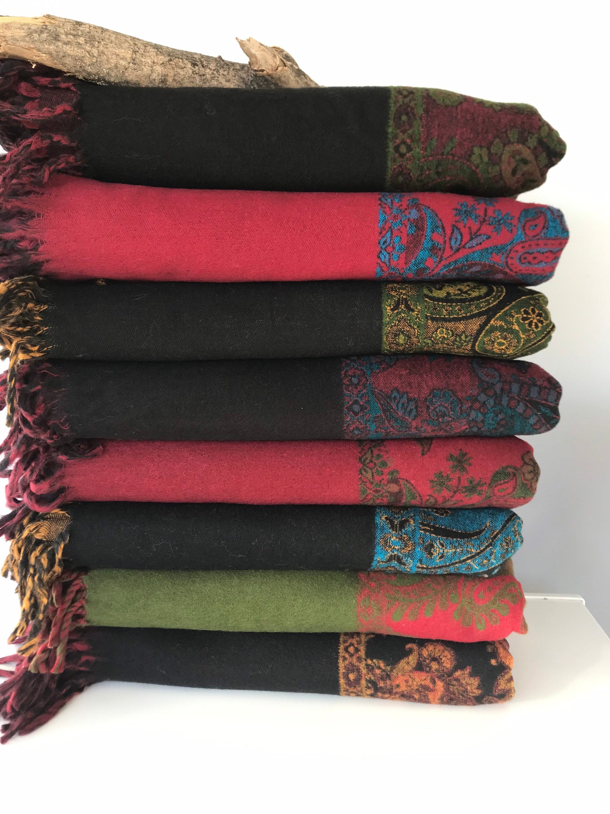 Tibetan yak wool Shawl/ Scarf/ Blanket, Meditation Shawl, loose weaved for super soft and warm, Best Gift for the winter.