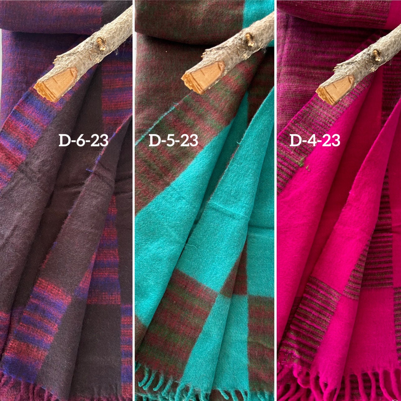 Handloom Tibet Yak wool shawl/blanket/winter shawl/big Scarf, meditation shawl, Super soft and warm,Dark red color