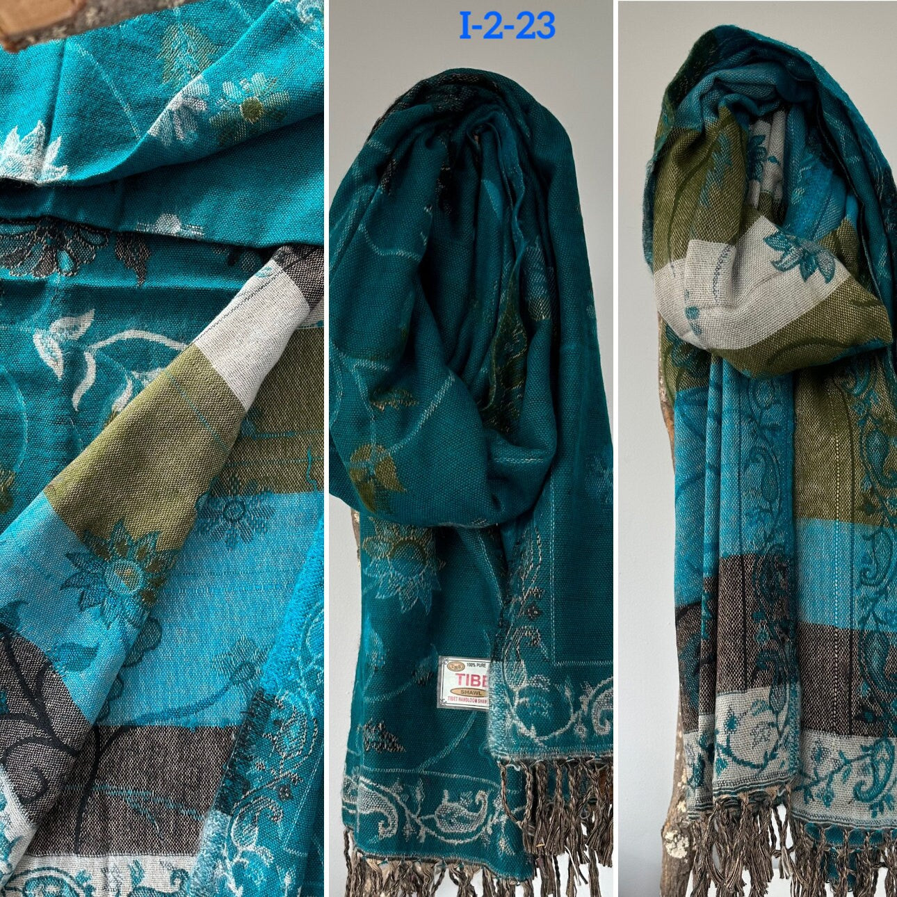 Tibetan yak wool Shawl/ Scarf/ Blanket, Meditation Shawl, loose weaved for super soft and warm, Best Gift for the winter.Big Scarf.