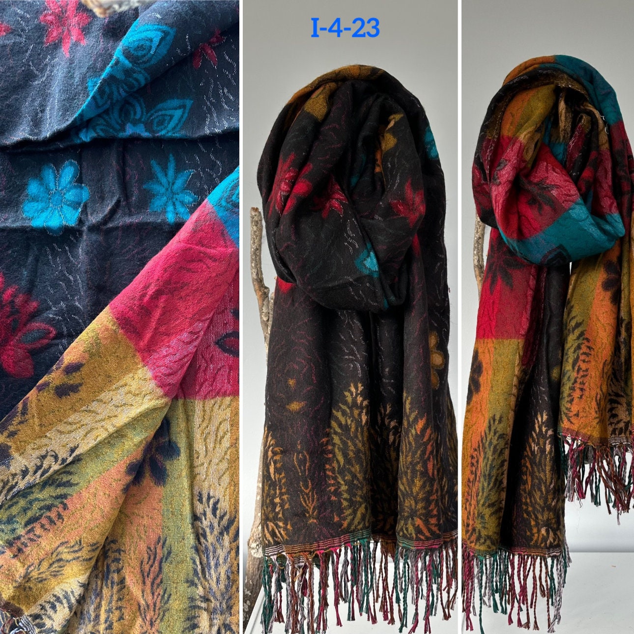 Tibetan yak wool Shawl/ Scarf/ Blanket, Meditation Shawl, loose weaved for super soft and warm, Best Gift for the winter.Big Scarf.