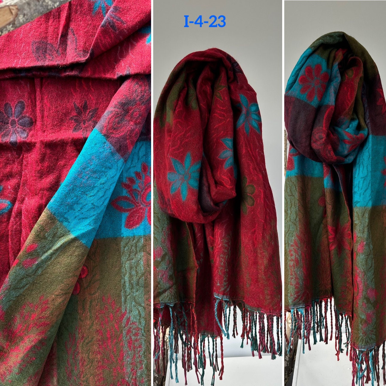 Tibetan yak wool Shawl/ Scarf/ Blanket, Meditation Shawl, loose weaved for super soft and warm, Best Gift for the winter.Big Scarf.