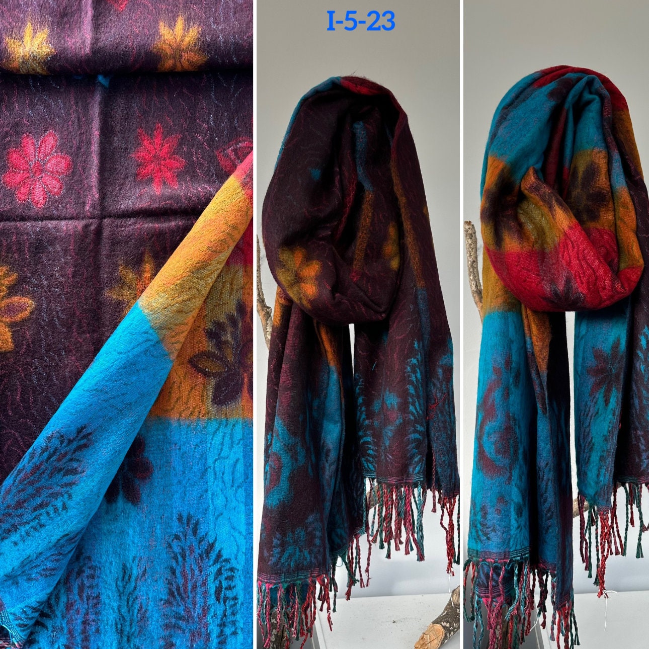 Tibetan yak wool Shawl/ Scarf/ Blanket, Meditation Shawl, loose weaved for super soft and warm, Best Gift for the winter.Big Scarf.