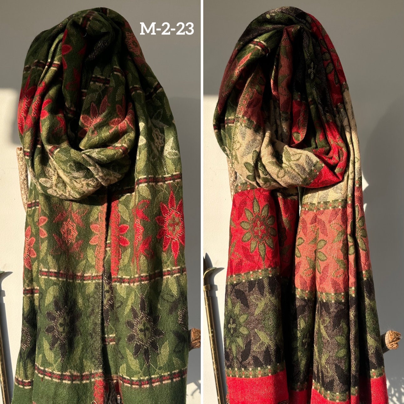 Tibetan yak wool Shawl/ Scarf/ Blanket, Meditation Shawl, medium loose weaved for soft and warm, Best Gift for the winter.