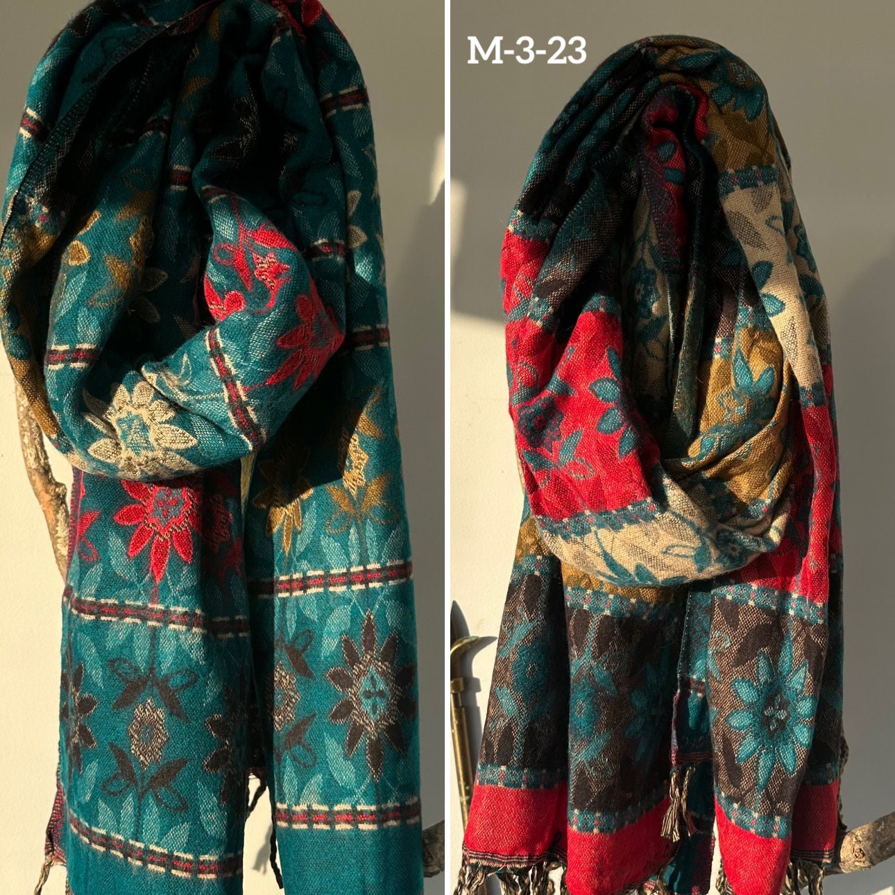 Tibetan yak wool Shawl/ Scarf/ Blanket, Meditation Shawl, medium loose weaved for soft and warm, Best Gift for the winter.