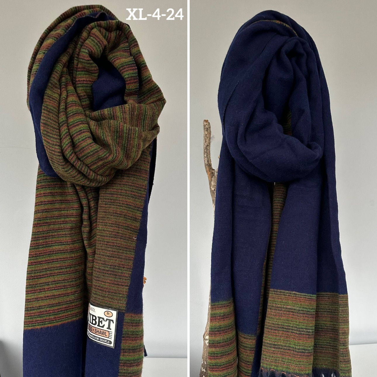 Xl Handloom Tibet Yak wool shawl/blanket/winter shawl/big Scarf, meditation shawl, Super soft and warm,Best gift. Tibetan winter wool shawl.