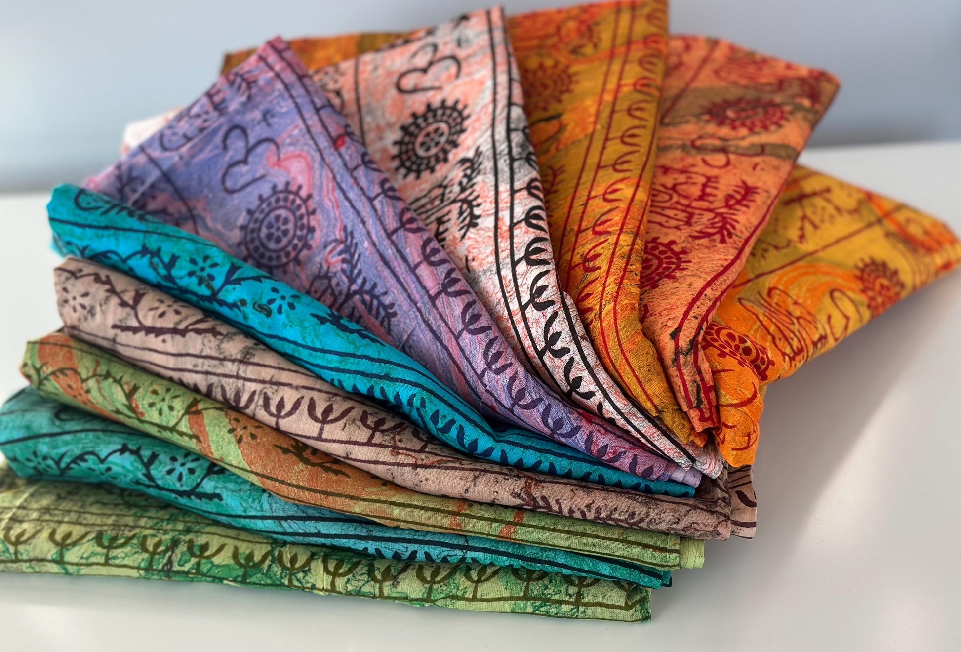 100% cotton Meditation scarfs/prayer scarf/ Om Scarfs/mantra Scarf/ Yoga Scarf/ Shiva/shakti scarfs/marble wash