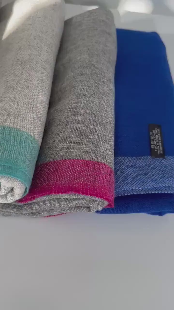 Hand woven Cashmere shawl/wraps/scarf, soft , light and warm skin friendly,feel good cashmere shawl , Cashmere scarf, cashmere wraps.